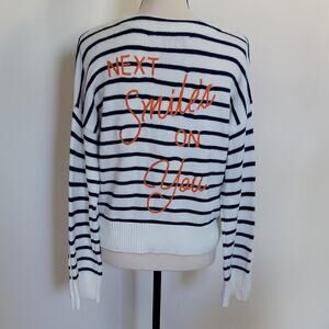Kerri Rosenthal “Next Smile on You” Sweater Womens Size Small – Cotton Blend NWT